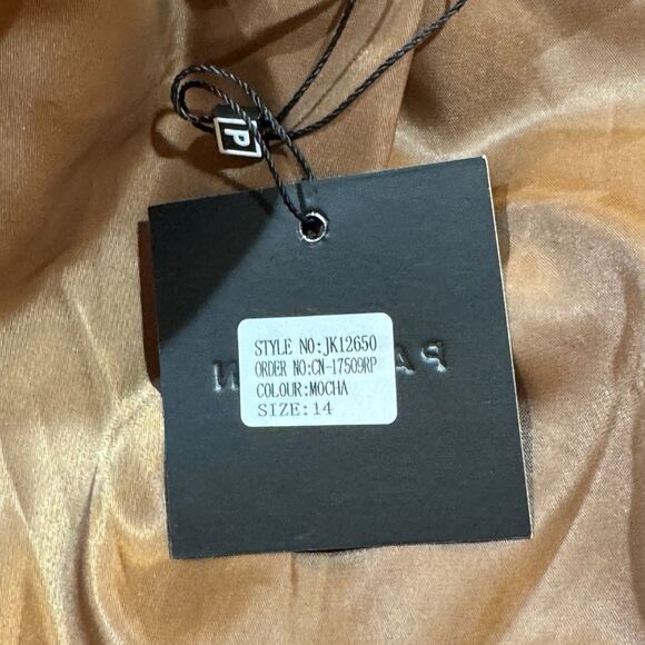 Parisian Teddy Coat Faux Shearling Mocha Longline US 10 (UK 14) NWT - Picture 7 of 12